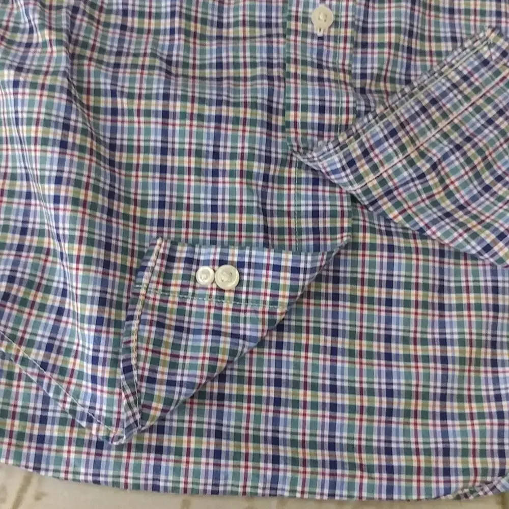 Ralph Lauren Plaid Button Front Shirt Size‎ M (10-12) kid